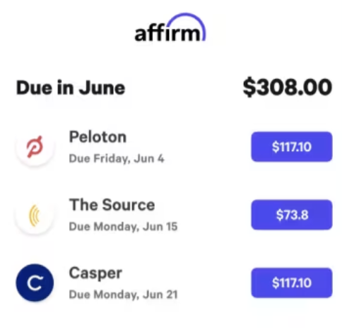 Affirm - Make your payments